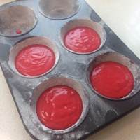 純正美式紅絲絨杯子蛋糕 Red Velvet Cupcake（零失敗配方）的做法 步骤12
