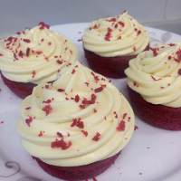 純正美式紅絲絨杯子蛋糕 Red Velvet Cupcake（零失敗配方）的做法 步骤19