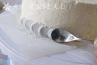 漸變奶油裱花生日蛋糕的做法 步骤6