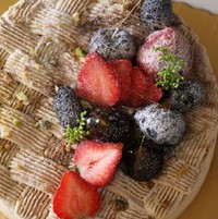 栗子草莓奶油蛋糕（簡易現成栗子泥版）的做法 步骤9