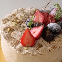 栗子草莓奶油蛋糕（簡易現成栗子泥版）的做法 步骤12
