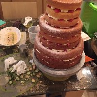 生日多層裸蛋糕的做法 步骤1