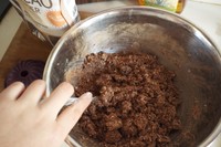 純素無面粉免烤生機巧克力素糕的做法 步骤2