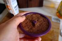 純素無面粉免烤生機巧克力素糕的做法 步骤4