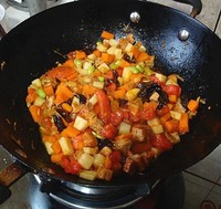 西紅柿南瓜疙瘩湯的做法 步骤5