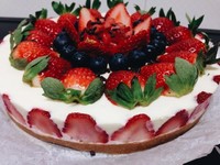 雙莓凍芝士蛋糕的做法 步骤3