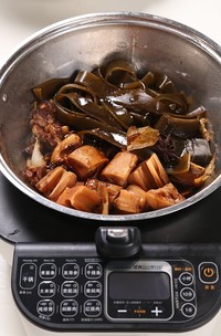 自動烹飪鍋教您做燜海帶-捷賽私房菜的做法 步骤5