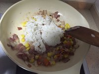 彩椒焗飯的做法 步骤5
