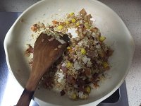 彩椒焗飯的做法 步骤6