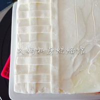 純白花盒蛋糕的做法 步骤7