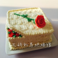 純白花盒蛋糕的做法 步骤10