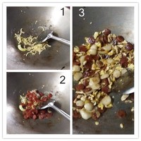 臘腸炒飯的做法 步骤4
