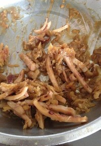 姜絲蒸魷魚（超美味，四步搞定）的做法 步骤3