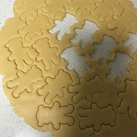 抱杏仁的小熊造型餅干的做法 步骤6
