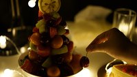 水果聖誕樹#為愛做菜# #聖誕晚餐#的做法 步骤3