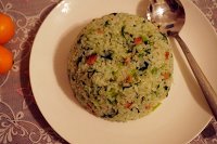小眾炒飯 - 培根青菜炒飯的做法 步骤10