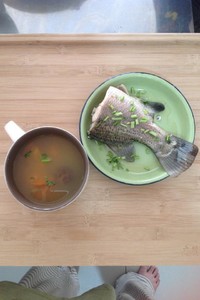 電飯鍋魚湯的做法 步骤4