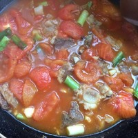 番茄牛肉（面）的做法 步骤3