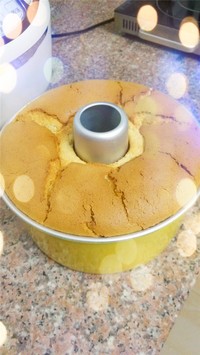 香蕉酸奶戚風蛋糕（低粉不夠緊急處理）的做法 步骤8