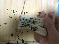 元旦伊始，做一款典雅的蔥油芝麻小花卷。的做法 步骤7