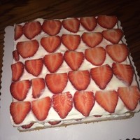 方形大氣草莓蛋糕的做法 步骤5
