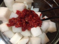 韓式辣醬腌蘿卜（快手小菜）的做法 步骤3