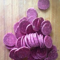 紫薯片（簡單解饞小零食）的做法 步骤1