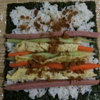 壽司肉松卷的做法 步骤2