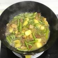 豆角炖肉的做法 步骤12