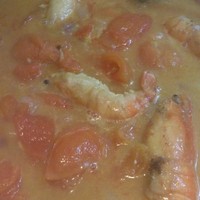 茄汁咖喱大蝦意粉的做法 步骤6