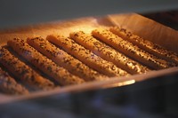 芝麻紅薯脆條的做法（烤箱做脆條）的做法 步骤11