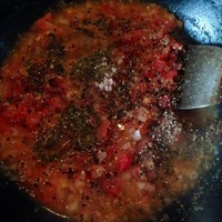 素食番茄黑胡椒意面的做法 步骤7