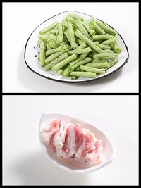 自動烹飪鍋簡單做豆角燜飯-捷賽私房菜的做法 步骤1