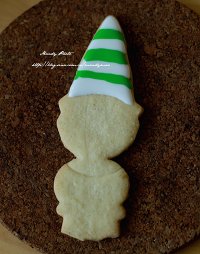 #2014聖誕節#聖誕糖霜餅干-聖誕可愛小丑∼的做法 步骤6