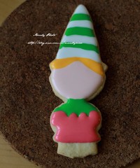 #2014聖誕節#聖誕糖霜餅干-聖誕可愛小丑∼的做法 步骤9
