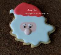 #2014聖誕節#聖誕糖霜餅干-聖誕老爺爺的做法 步骤7