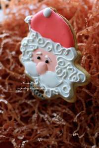 #2014聖誕節#聖誕糖霜餅干-聖誕老爺爺的做法 步骤12