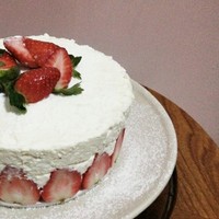 草莓奶酪慕斯蛋糕的做法 步骤6
