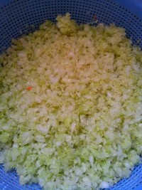 冬至的餃子中國的味道——白菜香菇鮮肉水餃詳細做法的做法 步骤2