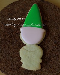 #2014聖誕節#聖誕糖霜餅干-聖誕小丑的做法 步骤3