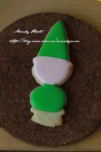 #2014聖誕節#聖誕糖霜餅干-聖誕小丑的做法 步骤4