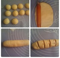 烤腸花朵面包的做法 步骤4