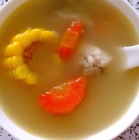 超簡單的胡蘿卜玉米排骨湯的做法 步骤3