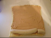 豆腐焦糖香蕉蛋糕卷的做法 步骤10
