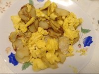 焦香土豆烘雞蛋的做法 步骤4