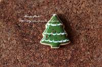 #2014聖誕節#Mini聖誕糖霜餅干-可愛裝飾糖聖誕樹的做法 步骤5