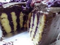 紫薯巧克力樹樁蛋糕的做法 步骤10