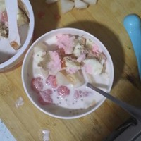 西瓜酸奶冰淇淋西米露的做法 步骤8