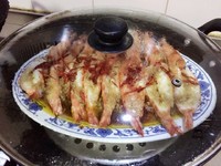清蒸斑節蝦的做法 步骤5