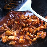 韓式章魚拌飯的做法 步骤2